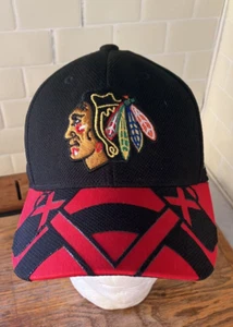 NHL Reebok 2015 Chicago Blackhawks Hat Cap Stanley Cup Final Patch - Picture 1 of 6