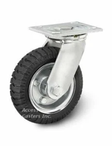 Rueda giratoria 6ANPS 6", sin rueda neumática plana, 250 libras de capacidad, rodamientos de bolas - Imagen 1 de 2