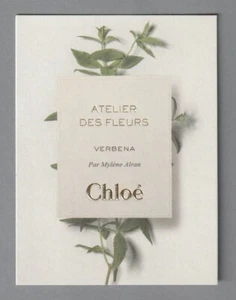 Carte publicitaire -advertising card - Atelier des Fleurs Verbena de Chloé - Foto 1 di 1