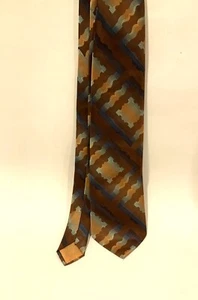 1970s Neck Tie PLAYBOY NECKWEAR - 4 Inches Wide - Vintage Retro Fashion - Picture 1 of 7