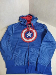 Chaqueta con Capucha Avengers Age Of Ultron Capitán América Cremallera Unisex Adulto Mediana - Imagen 1 de 11
