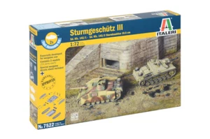 1:72 Italeri Sd.Kfz.142/1 Stug. III Ausf. G(2 FAST ASSEMBLY S) Kit IT7522 Modell - Foto 1 di 2
