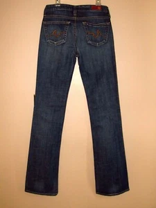 AG Adriano Goldschmied Elite Bootcut Y2K Vintage Low Rise Dark Jeans 24 $150 NWT - Picture 1 of 4