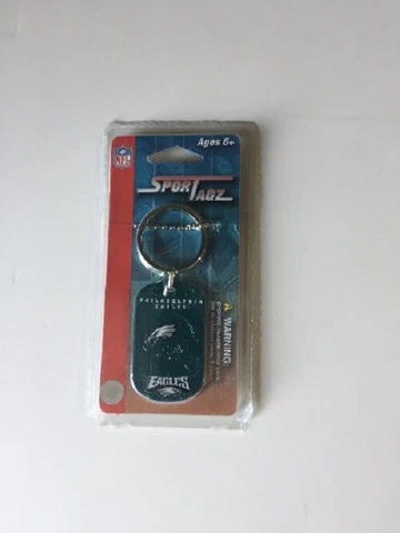 PHILADELPHIA EAGLES DOG TAG/NECKLACE KEY CHAIN NEW AND OFFICIALLY LICENSED Cover