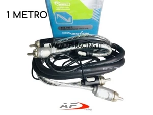 CAVO RCA CONNECTION SCHERMATO 1 METRO CONNETTORI SEGNALE AUDIO ALTA QUALITA' - Foto 1 di 2