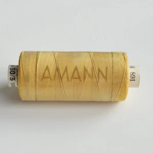 AMANN "Seralon" 30/3 Zierstich-, Knopfloch-Nähgarn /300 Meter und 70/3 700 Meter - Picture 1 of 5