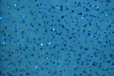 TELA CONFETI AZUL JOYA TUL 100% NYLON POR YARDA Foto 1 de 3