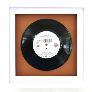 Van Halen - Jump (Live Version) Framed 1983 Vintage 7" Vinyl Records / Hard Rock - Picture 1 of 4