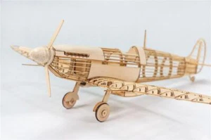 Spitire 450mm Holzbaukasten Standmodell Flugzeug Modellbau - Bild 1 von 4