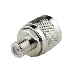20x N-Type N male plug to F female jack RF coaxial adapter connector Zinc Alloy - Picture 1 of 3