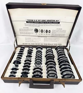 E-Z Fit Tiffen Adapter Ring Kit - lenses sample kit with case - Picture 1 of 20