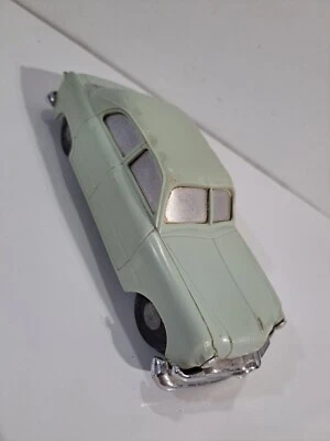 Vintage Plastic 1/25 Scale White 1949 Ford Four Door Sedan Promo Windup Car - Image 1 of 4