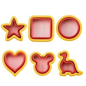 6PCS Sandwich Cutter and Sealer Set, Uncrustable Sandwich Cutter Vegetable Fr... - Picture 1 of 7