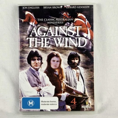 AGAINST THE WIND DVD Australian Miniseries 4 Disc Jon English Bryan Brown Reg 0 - Image 1 of 4