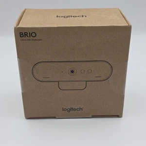 Logitech Brio 4K Ultra HD Webcam – 960-001105 – New Sealed | HDR, Windows Hello - Photo 1/5