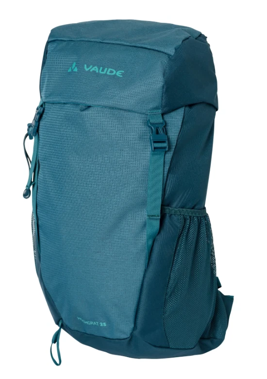 59 Vaude Hochgrat 25 Wanderrucksack Deckelfach Tunnelzug blau - Neu