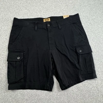 Pantalones Cortos Carga The Foundry Comfort Elastizados Para Hombre 44x9 Negro Algodón Trabajo Informal Nuevos con Etiquetas Foto 1 de 4