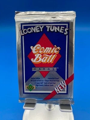 Upper Deck Looney Tunes Comic Ball 12 Trading Card Pack - Sealed 1990 - Image 1 of 2