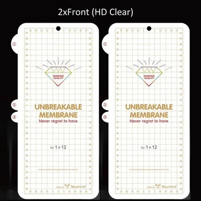 2PCS Screen Protector Matte AG HD Hydrogel Film For OnePlus 12 Front Transparent - Image 1 of 4