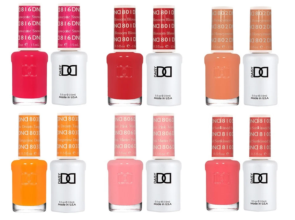 DND Duo Gel & Nail Polish Set 2x15ml - Sorted (#401 - 632) - 230 Colours