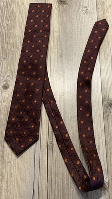 Canali 1934 Мужская роскошь дизайнерский высокого класса галстук цветочный шелк сделано в Италии - Изображение 1 из 4