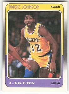 1988-89 Fleer #67 Magic Johnson BASKETBALL Los Angeles Lakers - Picture 1 of 2