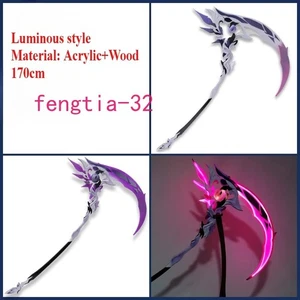 NUEVO Honkai: Star Rail Castorice 170 cm Guadaña Arma Cosplay Prop Juguetes de Halloween - Imagen 1 de 14