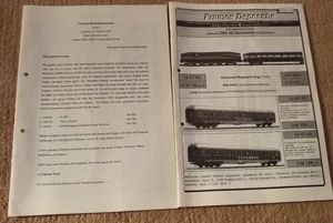 Framos Modellspielwaren Depesche Herbst 1993 - s/w + Preisliste Framos/Lima u.a. - Bild 1 von 3