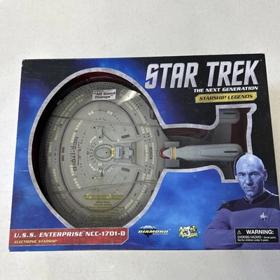 Star Trek The Next Generation All Good Things USS Enterprise NCC-1701-D Ship Nuevo Foto 1 de 4