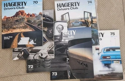 Lot of 6 Hagerty Drivers Club Magazines - 2021/2022 #70, 71, 72, 73, 74, 75 Foto 1 de 4