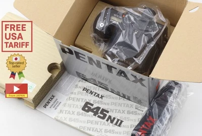 [ Almost Unused in Box ] Pentax 645NII N II Camera Body 120 Film Back From JAPAN - Image 1 of 4