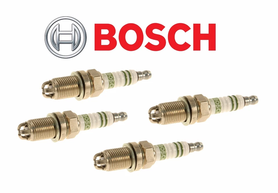Juego de 4 bujías Bosch F 6 DTC para Audi 90 Volkswagen Jetta Scirocco Foto 1 de 1