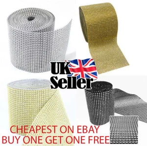 80 cm Brillo Rhinestone Diamante Cinta Borde Costura Arte Manualidades Decoraciones Reino Unido - Imagen 1 de 1