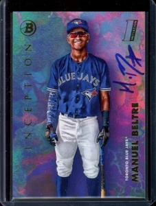 2021 Bowman Inception ~ Manuel Beltre ~ Initiation ~ Blue Jays ~ IP Auto ~ #93 - Picture 1 of 2