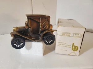 Vintage Banthrico Chicago USA 1908 Buick Car Metal Coin Bank 1974 Bell S & L - Picture 1 of 9