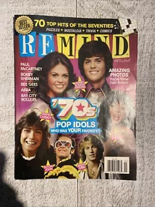 Remind Magazine '70's Pop Idols-Unseen Photos-Bestseller Favorites-Trivia-Comics - Imagen 1 de 3
