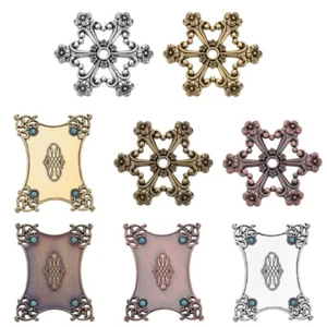 5Pcs Antique Embroidery Thread Winders Metal Embroidery Floss Bobbin for Sewing - Picture 1 of 16