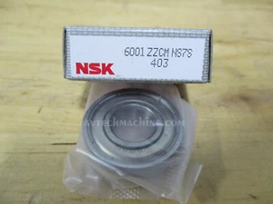 6001ZZ NSK Deep Groove Ball Bearing 12x28x8mm - Picture 1 of 1