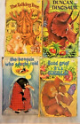 4 books AS IS- Duncan Dinosaur, Gorilla, Talking Tree Pop-Up Books- Vintage 1980