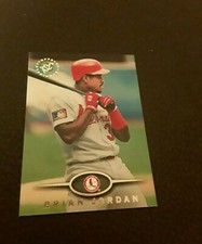 1995 Topps Stadium Club BRIAN JORDAN baseball card #355. ST.LOUIS CARDINALS 
