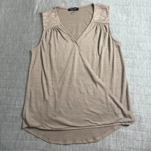 Cable & Gauge beige elegante ärmellose Bluse XS Damen - Bild 1 von 5