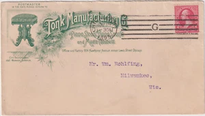 Chicago ILL Tonk Manufacturing Co 1895 Illust advt Piano Stools (b503) - Picture 1 of 1