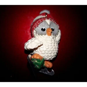 Ice Skating Owl 1985 without original box Hallmark Keepsake Ornament - Picture 1 of 6