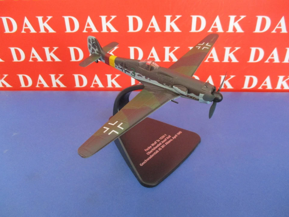 Die cast 1/72 Modellino Aereo Aircraft Focke Wulf Ta 152H-1 JG 301 Alteno 1945 - Immagine 1 di 4