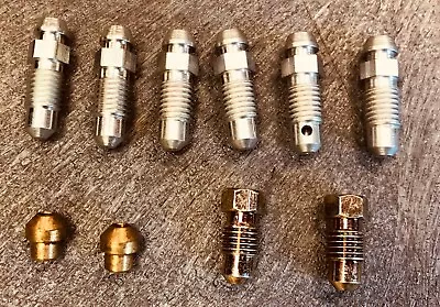 Corvette Brake Caliper Bleeder, Plug, and Brass Tube Seat Kit, 1965-1982 Foto 1 de 3