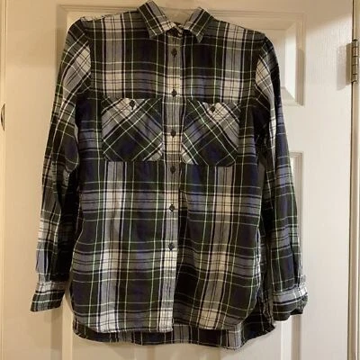 Denim & Supply Ralph Lauren Plaid Button-Up Shirt RL Utility Flannel Women Small - Image 1 of 4