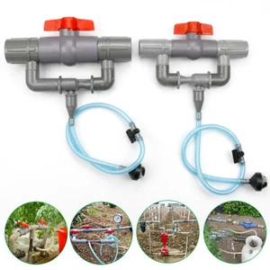 32/40/50/63mm Venturi Tube Garden Irrigation Fertilizer Injector Switch Filter - Picture 1 of 7
