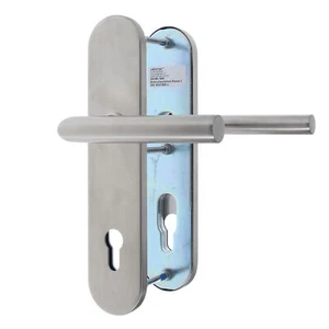 ToniTec Schutzbeschlag Haustür Drückergarnitur L-Form Schutzgarnitur 92 mm - Bild 1 von 7