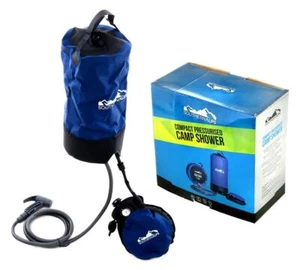 Southern Alps Compact Pressurised Camp Shower with Foot Pump - Picture 1 of 5