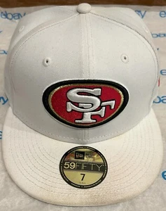 Weiße San Francisco 49Ers - 59Fifty - 5950 SAF49R OPTIC - Größe 7 Cap - Bild 1 von 7